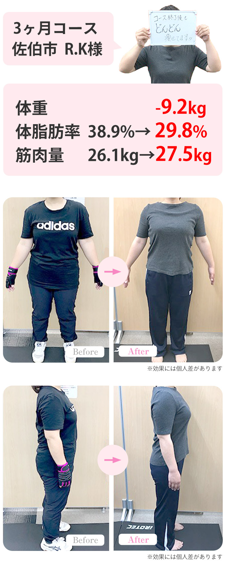 ダイエットビフォーアフター